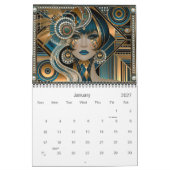 Art Deco Mooie Flappers Kalender (Jan 2027)