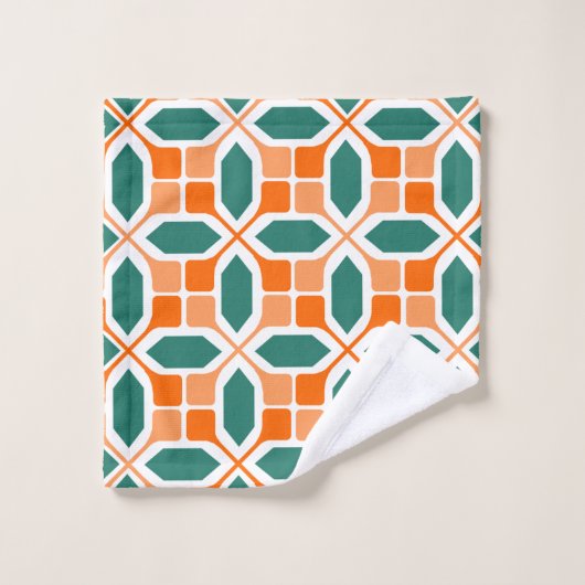 Art Deco Mosaic Bad Handdoek (Wasdoekje)