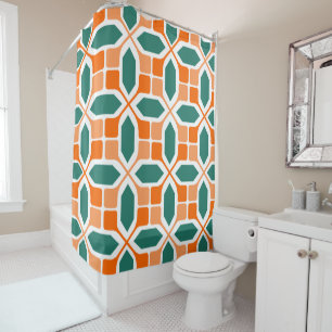Art Deco Mosaic Douchegordijn