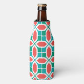 Art Deco Mosaic Flesjeskoeler (Fles Voorkant)