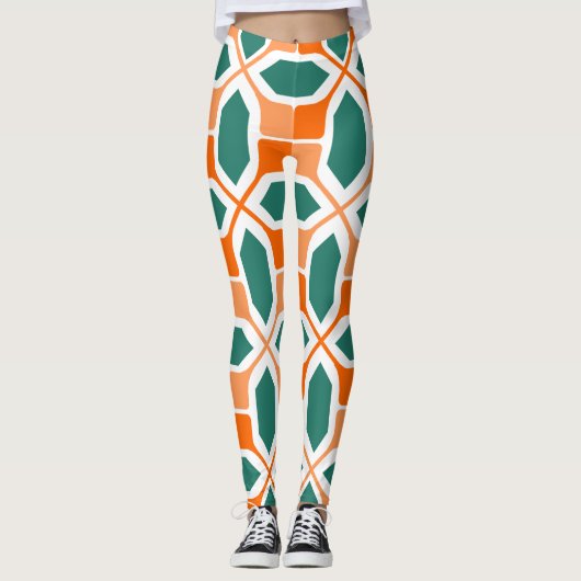 Art Deco Mosaic Leggings (Voorkant)