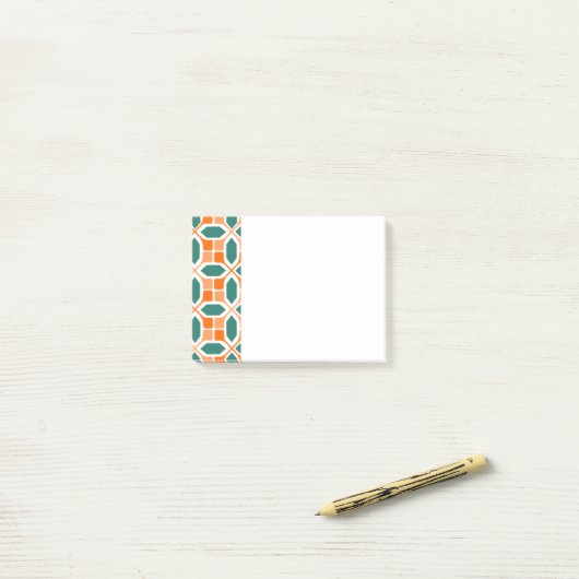 Art Deco Mosaic Post-it® Notes (Op bureau)