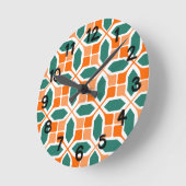 Art Deco Mosaic Ronde Klok (Hoek)