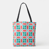 Art Deco Mosaic Tote Bag (Achterkant)