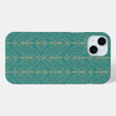 Art Deco motief met gouden geometrische vormen  Case-Mate iPhone Case (Achterkant (horizontaal))
