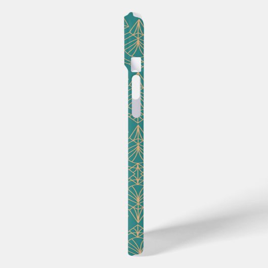 Art Deco motief met gouden geometrische vormen  Case-Mate iPhone Case (Achterkant / Links)