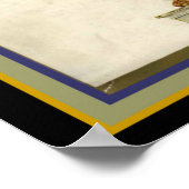 Art Deco Motor Magazine Hoesje 16 x 20 Poster (Hoek)