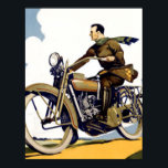 Art Deco Motorbyke Print<br><div class="desc">Art Deco Motorbyke Print</div>