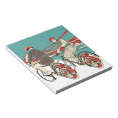 Art Deco Motorcycling Notitieblok (Schuin)