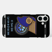 Art Deco Motorhead (gepersonaliseerd) Case-Mate iPhone Case (Achterkant (horizontaal))