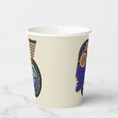 Art Deco Motorhead Papieren Bekers (Links)