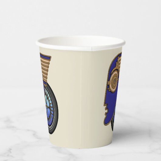 Art Deco Motorhead Papieren Bekers (Rechts)