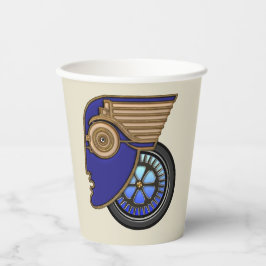 Art Deco Motorhead Papieren Bekers