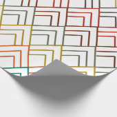 Art Deco Mountains Cadeaupapier (Hoek)