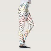 Art Deco Mountains Leggings (Rechts)