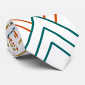 Art Deco Mountains Stropdas (Opgerold)