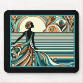 Art Deco Mouse Pad Muismat (Voorkant)