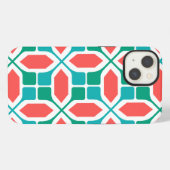 Art Deco Mozaïek  iPhone Hoesje (Achterkant horizontaal)