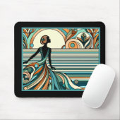 Art Deco muismat (Met muis)