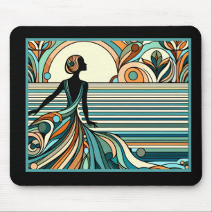 Art Deco muismat