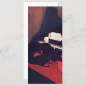 Art Deco Music Lounge Piano Player Pianist (Voorkant / Achterkant)