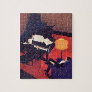 Art Deco Music Lounge Piano Player Pianist Legpuzzel