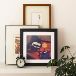  Art Deco Music Lounge Piano Player Pianist Poster