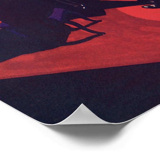  Art Deco Music Lounge Piano Player Pianist Poster (Hoek)