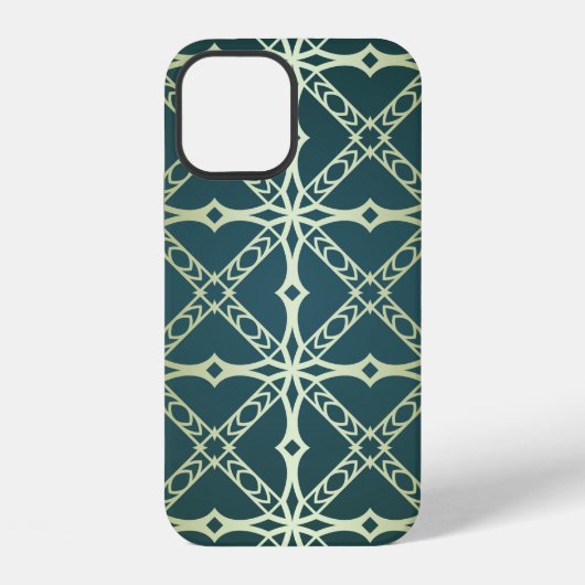 Art-deco naadloos geometrisch vintage patroon. Vin iPhone Hoesje (Achterkant)