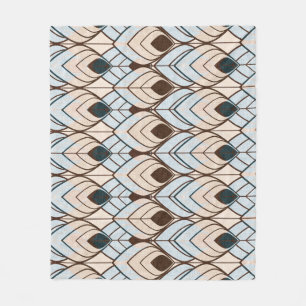 Art Deco: naadloos getextureerd Ornament. Fleece Deken