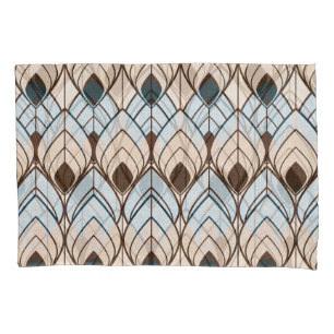 Art Deco: naadloos getextureerd Ornament. Kussensloop