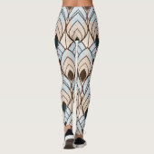 Art Deco: naadloos getextureerd Ornament. Leggings (Achterkant)