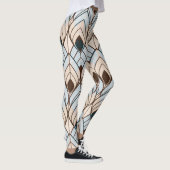 Art Deco: naadloos getextureerd Ornament. Leggings (Rechts)