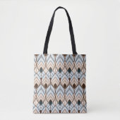 Art Deco: naadloos getextureerd Ornament. Tote Bag (Voorkant)