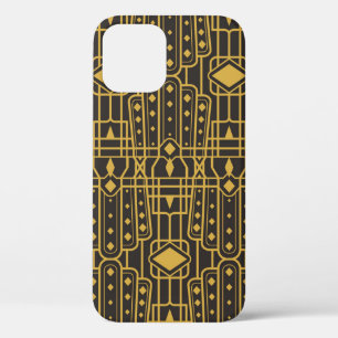Art Deco naadloos luxe geometrische patroon. Golde Case-Mate iPhone Case