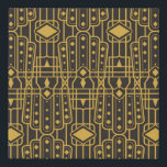 Art Deco naadloos luxe geometrische patroon. Golde Imitatie Canvas Print<br><div class="desc">Art Deco naadloos luxe geometrische patroon. Golden met glans.  lederen stijlvolle achtergrond. Abstracte illustratie van het omhulsel van het zee. abstract,  kunst,  achtergrond,  achtergrond,  bedding,  cool,  gordijn,  deco,  decoratief,  ontwerp,  element,  mode,  geometrie,  geometrie,  goud,  goud,  golden,  grafisch,  net,  ,  retro,  illusie,  handgetekende,  inkt-pen;</div>