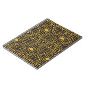 Art Deco naadloos luxe geometrische patroon. Golde Notitieboek (Linkerzijde)