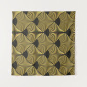 Art Deco naadloos patroon Wandkleed (Voorkant (horizontaal))