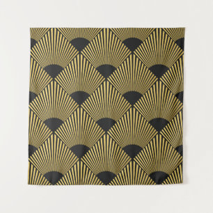 Art Deco naadloos patroon Wandkleed