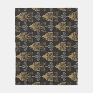 Art Deco: Naadloze behang Fleece Deken