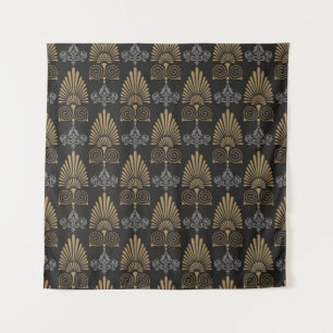 Art Deco: Naadloze behang Wandkleed