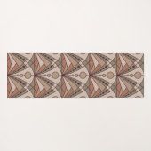 Art Deco (natuurschildpadden) Yogamat (Achterkant (horizontaal))