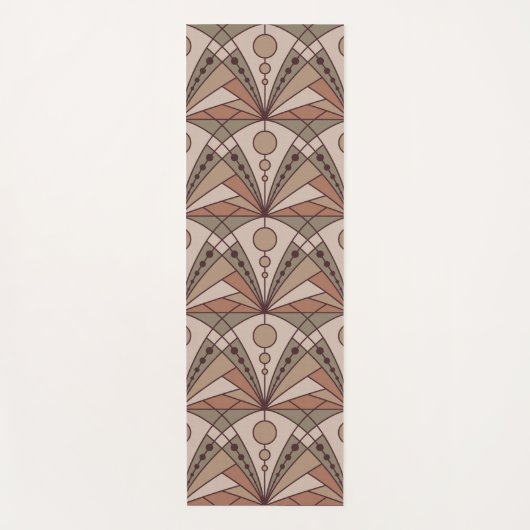 Art Deco (natuurschildpadden) Yogamat (Voorkant)