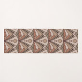 Art Deco (natuurschildpadden) Yogamat (Voorkant (horizontaal))