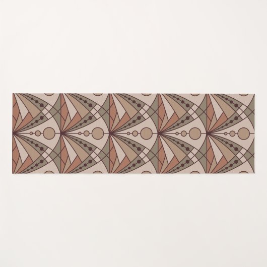 Art Deco (natuurschildpadden) Yogamat (Voorkant (horizontaal))