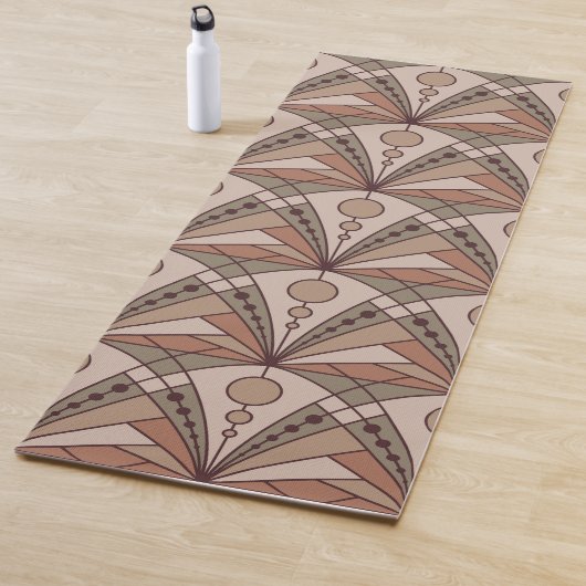 Art Deco (natuurschildpadden) Yogamat (In situ)