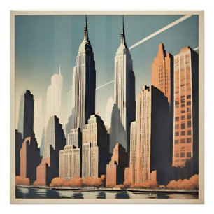 Art Deco. New York Perfect Poster