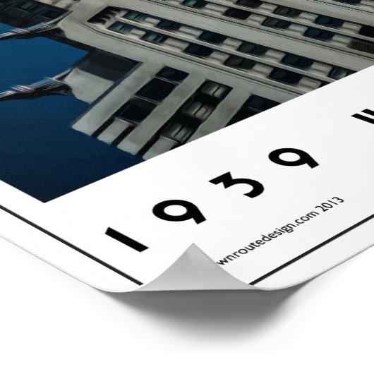 Art Deco New York Poster (Hoek)