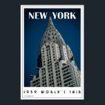 Art Deco New York Poster<br><div class="desc">Een serie oude posters die de stijl van de jaren twintig en dertig weerspiegelen. Beschikbaar in bepaalde beeldverhoudingen die slechts in glorieus volledig effect van de kleurenolie worden gecreeerd. Geschikt voor alle leeftijden.</div>