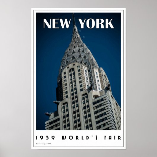 Art Deco New York Poster (Voorkant)